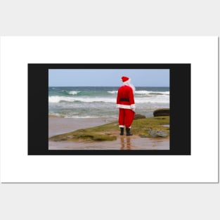 Merry Christmas From The Beach Posters and Art